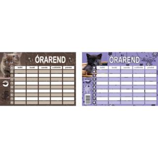 Órarend T-Creativ kicsi 24 Cats 117x165 cm 25 db-os csomag