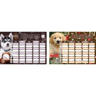 Órarend T-Creativ nagy 24 Dogs 165x235 cm 25 db-os csomag