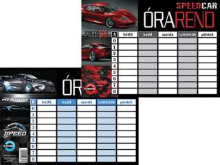 Órarend T-Creativ nagy Sportcars 16,5x23,5 cm 2023