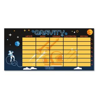 Órarend űrhajós mintával egylapos Ars Una Gravity