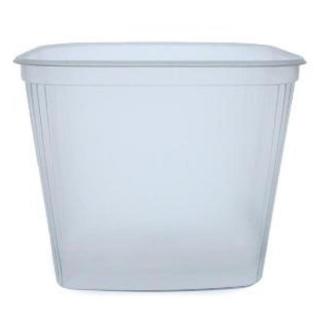Svédtál 1000 ml víztiszta natúr PP 25 db/csomag