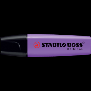 Szövegkiemelő 2-5mm, vágott hegyű, STABILO Boss original lila