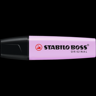 Szövegkiemelő 2-5mm, vágott hegyű, STABILO Boss original Pastel orgona