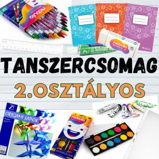 Tanszercsomag 2. osztályos tanulóknak INGYEN füzetekkel, órarenddel és kiszállítással