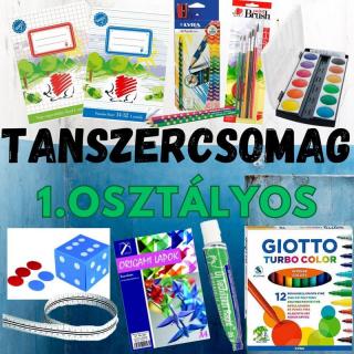 Tanszercsomag EXTRA 1. osztályos tanulóknak INGYEN füzetekkel, órarenddel és kiszállítással