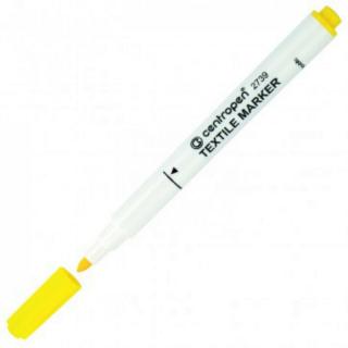 Textilfilc marker 1,8mm Centropen 2739 sárga