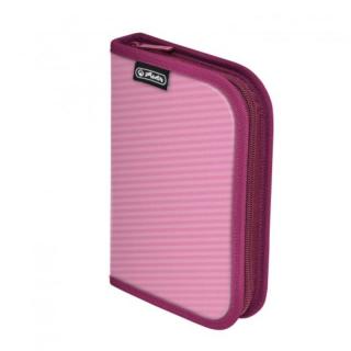 Tolltartó üres 2-klapnis pink  Herlitz