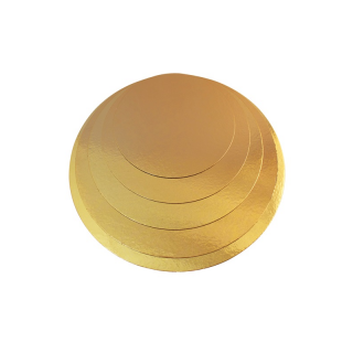 Tortaalátét arany színű 24 cm kör alakú