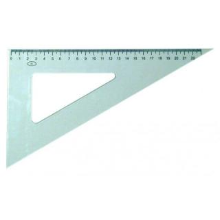 Vonalzó háromszög 60 fokos 22 cm
