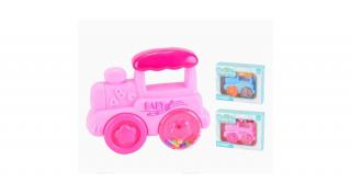 Baby Toys Csörgő Zenélő, világító mozdony