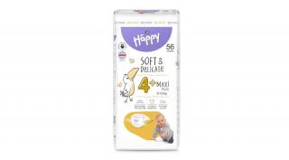 Bella Happy pelenka Soft  Delicate (4+-os) 9 - 20 kg (56 db/cs)