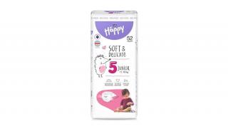 Bella Happy pelenka Soft  Delicate (5-ös) 11 - 18 kg (52 db/cs)