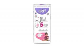 Bella Happy pelenka Soft  Delicate (5-ös) 12 - 25 kg (52 db/cs)