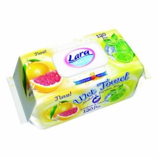 Lara Popsitörlő Citromgrapefruit kupakos (120 db/cs)
