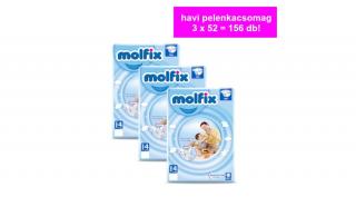 Molfix Havi pelenkacsomag Jumbo (4-es) 7 - 14 kg (156 db/cs)