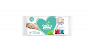 Pampers Popsitörlő megújult illatmentes sensitive (80 db/cs)