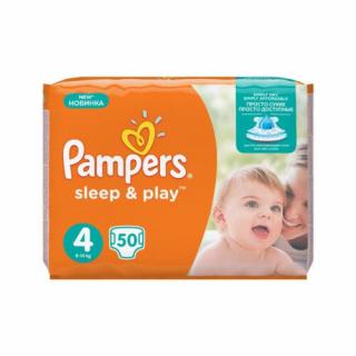 Pampers SleepPlay pelenka (4-es) 8 - 14 kg (50 db/cs)