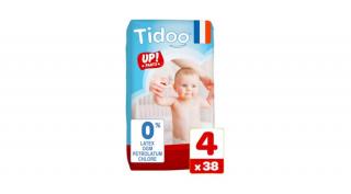 Tidoo bugyipelenka Öko, Csomagolás sérült! (4-es) 8 - 15 kg (38 db/cs)