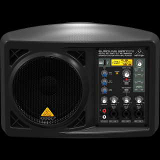 Behringer EUROLIVE B207MP3 150W Aktív Hangfal 4-csatornás Keverővel