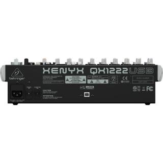 Behringer Xenyx QX1222USB Effektes Keverő USB-csatlakozóval
