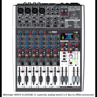Behringer Xenyx X1204USB Effektes Keverő USB-csatlakozóval