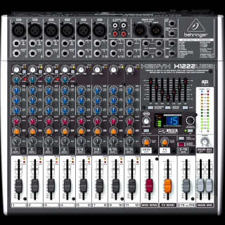 Behringer Xenyx X1222USB Effektes Keverő USB-csatlakozóval