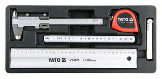 YATO Mérőeszköz készlet - 5 részes (fiókbetét)