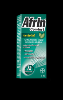 Afrin® Comfort mentollal 0,5mg/ml oldatos orrspray 15ml