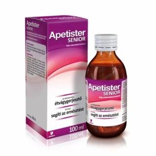 Apetister Senior oldat málna-feketeribizli 100ml