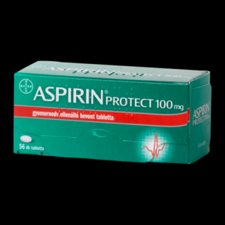 Aspirin Protect 100 mg gyomornedv-ellenálló bevont tabletta 56x