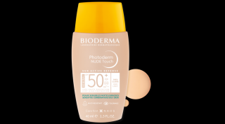 BIODERMA Photoderm NUDE Touch MINERAL SPF50+ 40ml very light (nagyon világos)