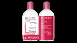 BIODERMA Sensibio H2O arc- és sminklemosó micellaoldat duo 2X500ml