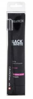 Curaprox Black is White fehérítő hatású fogkrém 90 ml + fogkefe