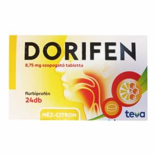 Dorifen 8,75mg szopogató tabletta 24x