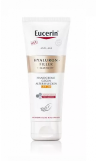 Eucerin Hyaluron-Filler + Elasticity Pigmentfolt Halványító És Bőrfiatalító Kézkrém FF30 75ml
