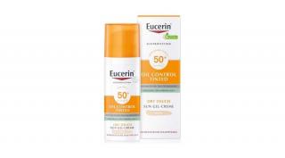 Eucerin Sun Oil Control színezett napozó krém-gél arcra light FF50+ light 50ml