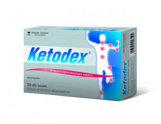 Ketodex® 25 mg granulátum belsőleges oldathoz 20x
