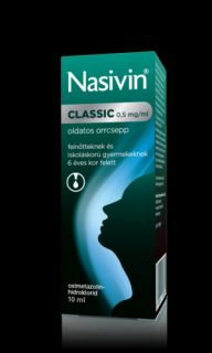 Nasivin Classic 0,5 mg/ml oldatos orrcsepp 10ml