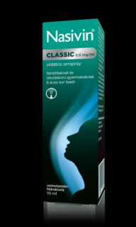 Nasivin Classic 0,5 mg/ml oldatos orrspray 10ml