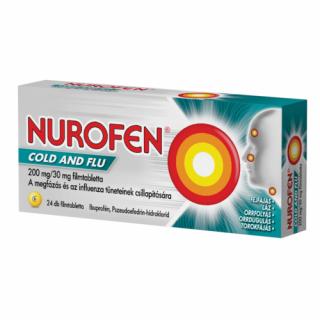 Nurofen Cold and Flu 200 mg/30 mg filmtabletta 24x