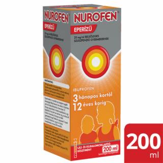 Nurofen eperízű 20mg/ml belsőleges szuszpenzió gyermekeknek 200ml