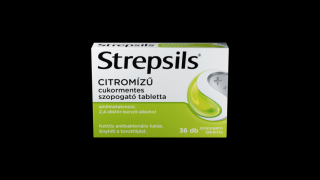 Strepsils citromízű cukormentes szopogató tabletta 36x