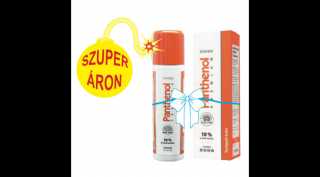 Swiss Premium Panthenol 10% habspray 150ml + AJÁNDÉK testápoló!