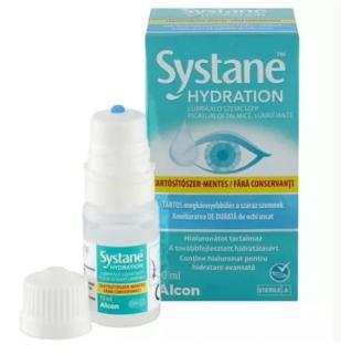 Systane Hydration tartósítószer-mentes lubrikáló szemcsepp 10ml