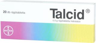 Talcid 0,5g rágótabletta 20x