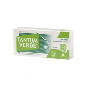 Tantum Verde menta 3 mg szopogató tabletta 20x
