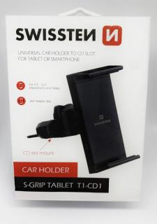 Swissten autós tablet tartó CD nyílásba, T1-CD1