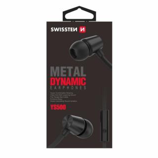 Swissten Dynamic YS500 fekete fülhallgató