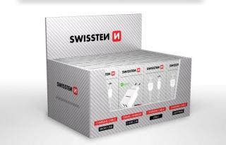 Swissten hálózati töltő adapter + kábel box (5 X 2,1A halózati töltő, 5 x lightning kábel, 5 x Type-C kábel, 5 x mikro USB kábel)