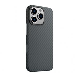 Swissten MagCarbon tok, iPhone 16 Pro Max, fekete